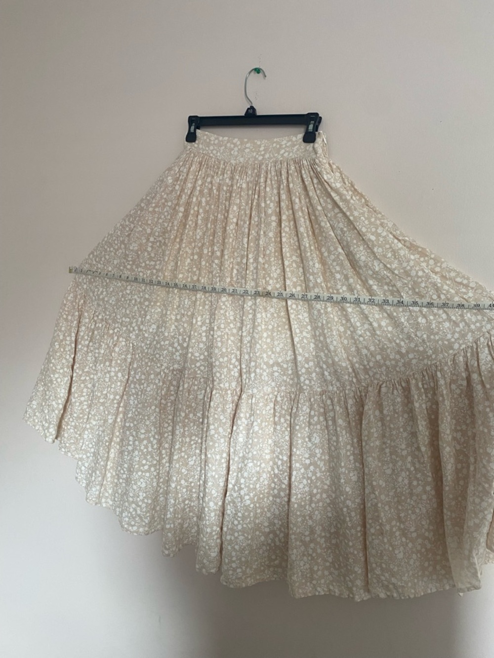 MARBLE Cream Floral Maxi Skirt - Picture 15 of 15